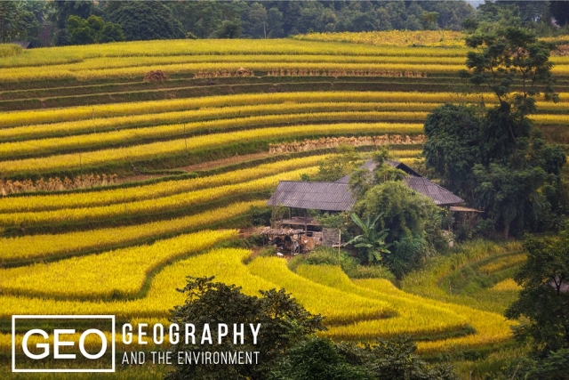 Farmland with Geography Department Logo